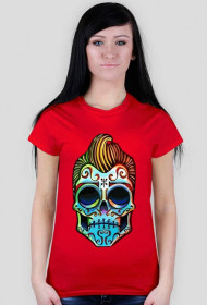 Rockabilly muerto skull