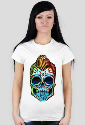 Rockabilly muerto skull
