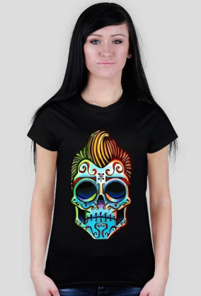 Rockabilly muerto skull