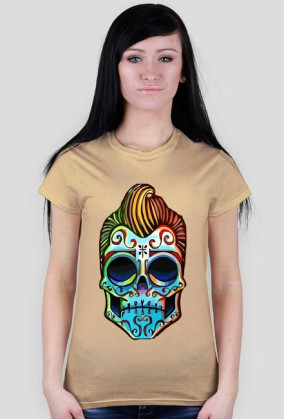 Rockabilly muerto skull