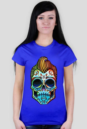 Rockabilly muerto skull