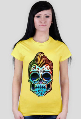 Rockabilly muerto skull