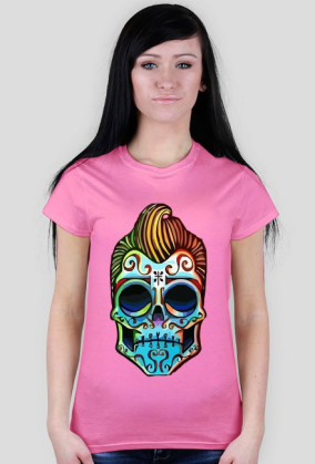Rockabilly muerto skull