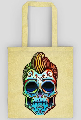 Rockabilly muerto skull