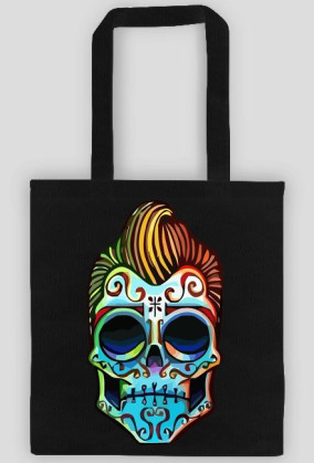 Rockabilly muerto skull