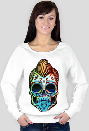 Rockabilly muerto skull