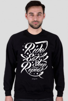 Bluza męska - RIDE EAT SLEEP REPEAT