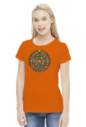 Koszulka z azteckim kalendarzem damska