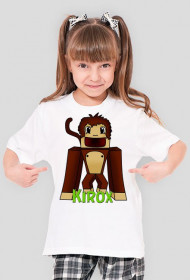 Małpek - Koszulka dziewczęca