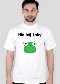 Biała koszulka z żabą