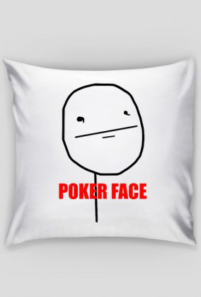 Poduszka Poker Face