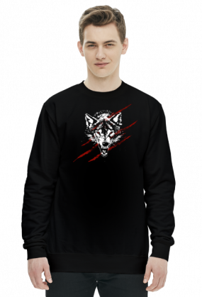 Very angry wolf- bluza