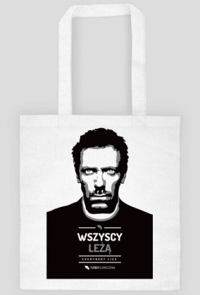 Dr House - Wszyscy leżą (Everybody lies) - torba z nadrukiem dwustronnym