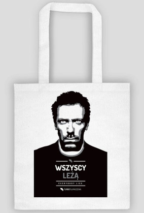 Dr House - Wszyscy leżą (Everybody lies) - torba z nadrukiem jednostronnym