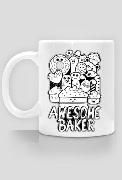 "Awesome Baker" - Kubek Doodles