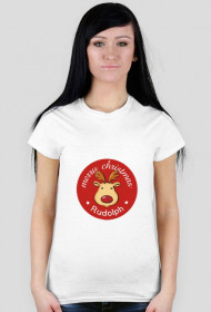 Świąteczny t-shirt RUDOLPH